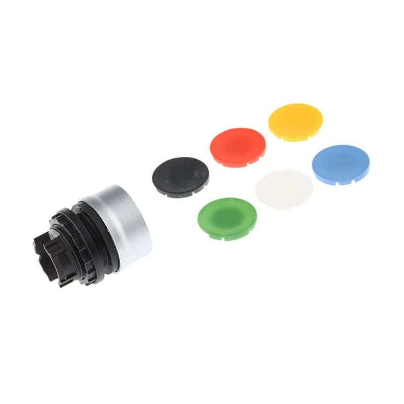 Eaton RMQ Titan M22 Series White Momentary Push Button Head, 22 mm Cutout, IP66 78638516 M22-DG-X+M22-A+XD-B,G,R,S,W,Y