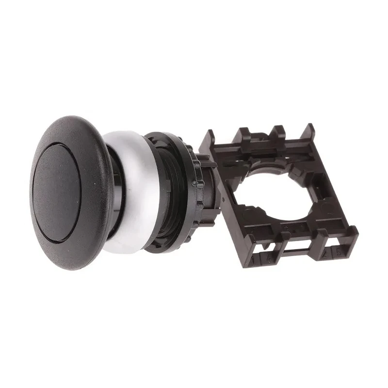 Eaton RMQ Titan M22 Series Black Momentary Push Button Head 22 mm Cutout IP69K 78638518 M22-DP-S+M22-A