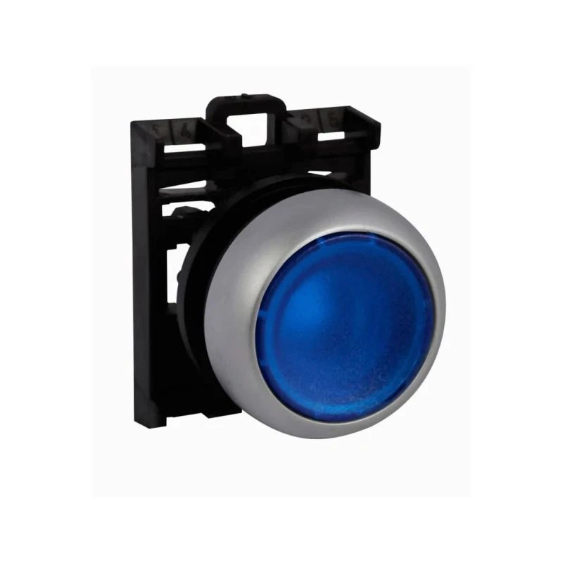 Eaton RMQ Titan M22 Series Blue Maintained Push Button Head 22 mm Cutout IP69K 78635810 M22-DRL-B+M22-A