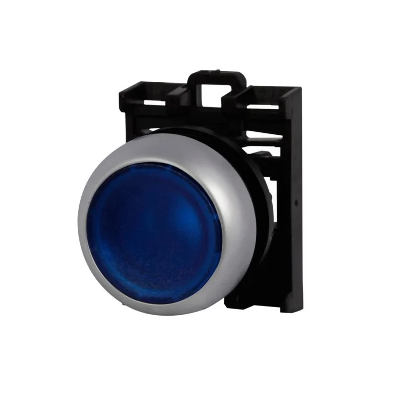 Eaton RMQ Titan M22 Series Blue Maintained Push Button Head 22 mm Cutout IP69K 78635810 M22-DRL-B+M22-A