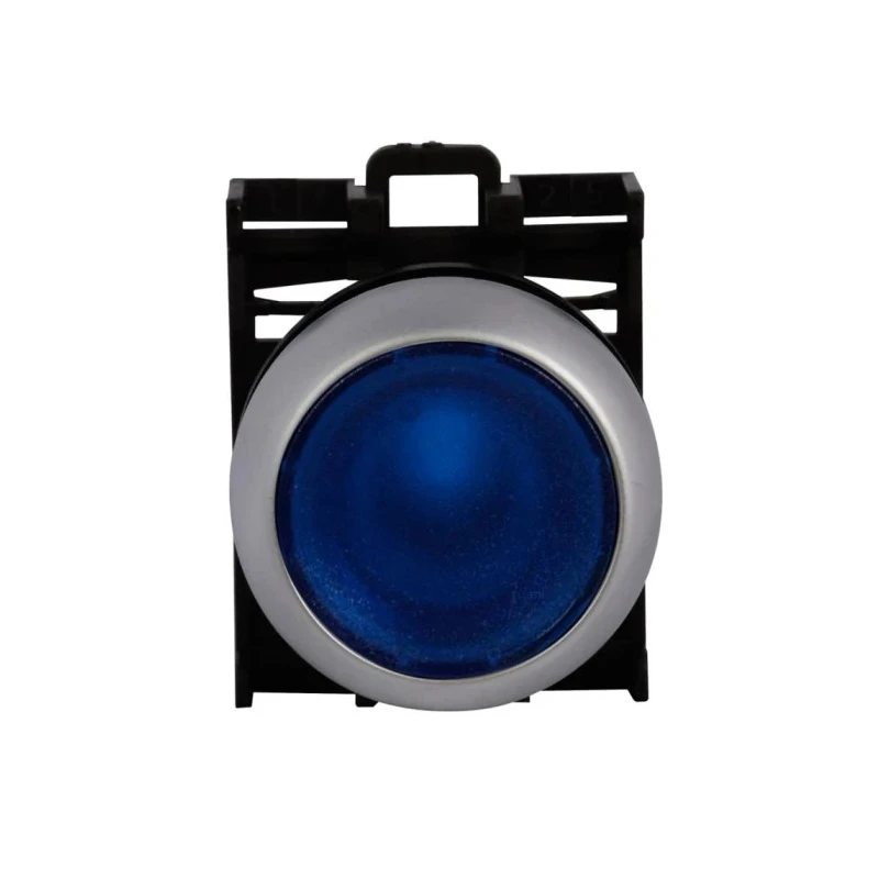 Eaton RMQ Titan M22 Series Blue Maintained Push Button Head 22 mm Cutout IP69K 78635810 M22-DRL-B+M22-A