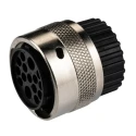 ITT Cannon Industrial Circular Connector, 15 Contacts, Cable Mount Plug, Female, IP67, Nylon TN6S16-0213S1L / 192900-0581