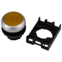 Eaton RMQ Titan M22 Series Yellow Maintained Round Push Button Head 22mm Cutout IP69K 78635809 M22-DRL-Y+M22-A