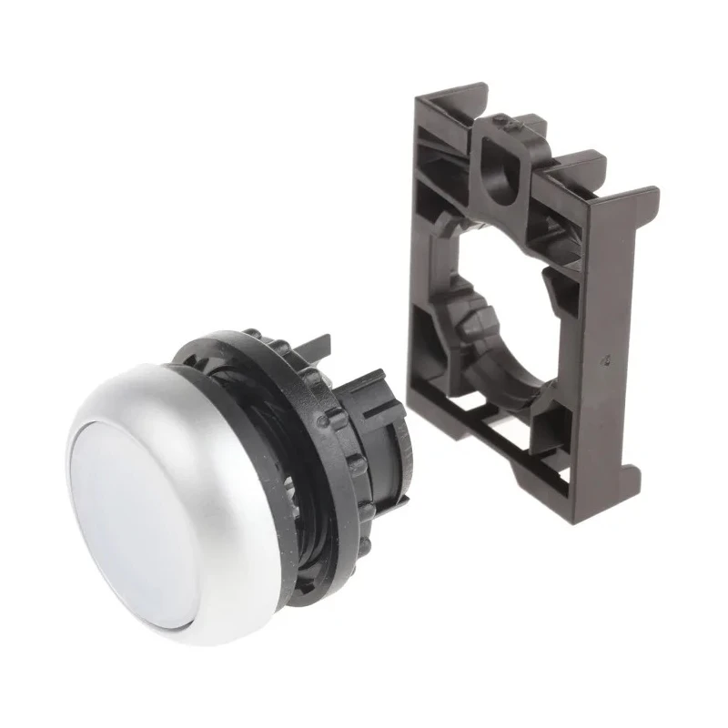 Eaton RMQ Titan M22 Series White Maintained Push Button Head 22 mm Cutout IP69K 78635806 M22-DRL-W+M22-A