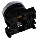Eaton RMQ Titan M22 Series Yellow Maintained Round Push Button Head 22mm Cutout IP69K 78635809 M22-DRL-Y+M22-A