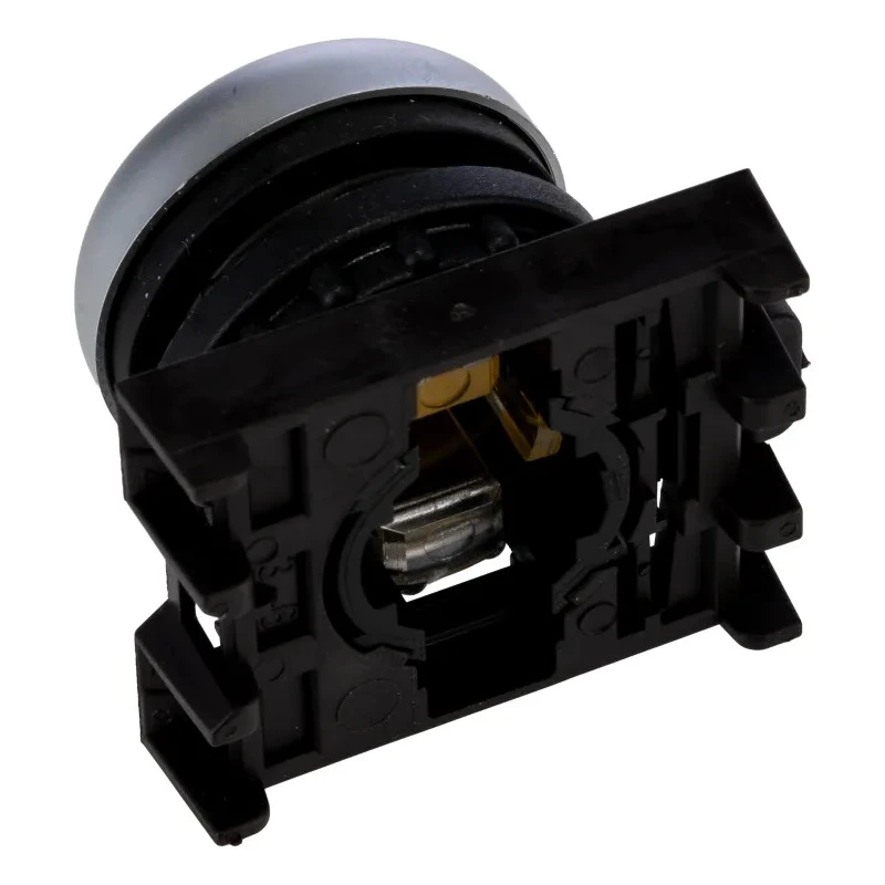 Eaton RMQ Titan M22 Series Yellow Maintained Round Push Button Head 22mm Cutout IP69K 78635809 M22-DRL-Y+M22-A