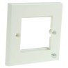 Brand-Rex Straight Cat5 1 Way Panel Faceplate with ABS Material 86mm x 86mm x 9mm