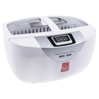 RS PRO Ultrasonic Cleaner 2.5L, 50W Heater Power, 70W Ultrasonic Power, IEC Plug, Model 136-8565