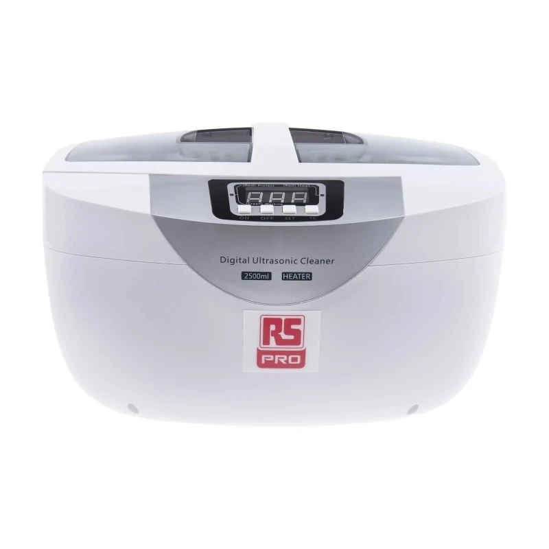 RS PRO Ultrasonic Cleaner 2.5L, 50W Heater Power, 70W Ultrasonic Power, IEC Plug, Model 136-8565