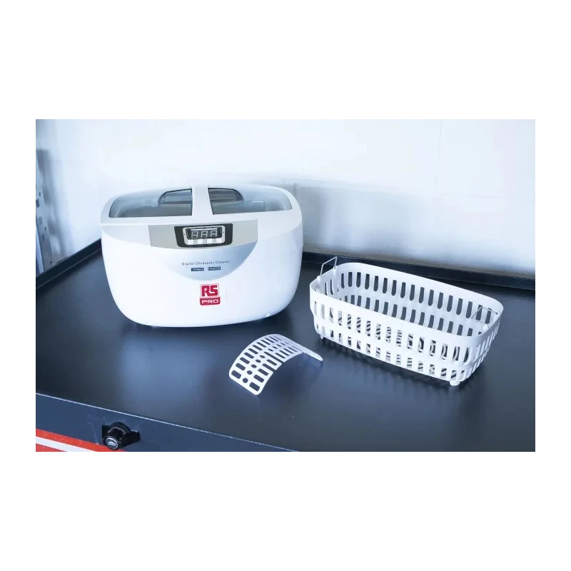 RS PRO Ultrasonic Cleaner 2.5L, 50W Heater Power, 70W Ultrasonic Power, IEC Plug, Model 136-8565