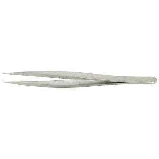 RS PRO 120mm Stainless Steel Strong Tweezer 136-9829