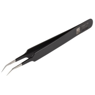 RS PRO 110mm Stainless Steel ESD Safe Anti-Magnetic Tweezer 136-9778