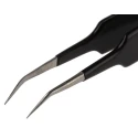 RS PRO 110mm Stainless Steel ESD Safe Anti-Magnetic Tweezer 136-9778