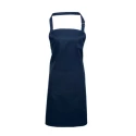 RS PRO Navy Reusable Polyester, Cotton Apron with Pocket, 860 mm 137-0453