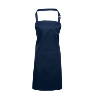 RS PRO Navy Reusable Polyester, Cotton Apron with Pocket, 860 mm 137-0453