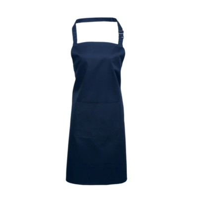 RS PRO Navy Reusable Polyester, Cotton Apron with Pocket, 860 mm 137-0453