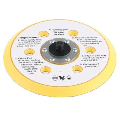 RS PRO 6" Backing Pad for Use with Abrasive Disc 137-0901