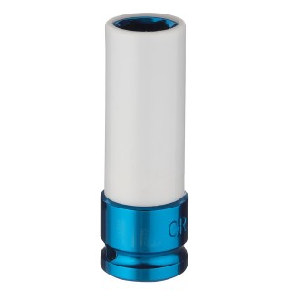 RS PRO 17 mm 12.7 mm Drive Square Impact Socket Blackened Chrome Molybdenum Steel 137-0924