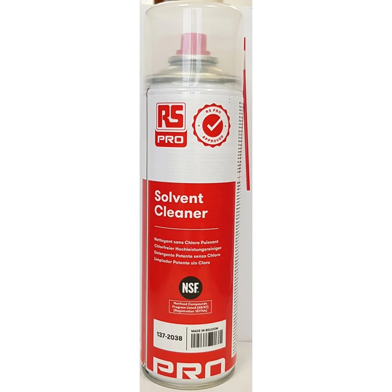 RS PRO Solvent Cleaner Degreaser Aerosol 500 ml 137-2038