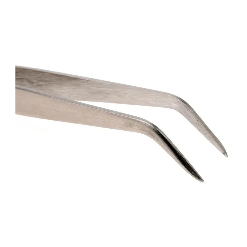 Weller Erem 150mm Stainless Steel Pointed, Curved, Bent Tweezer 30 SA