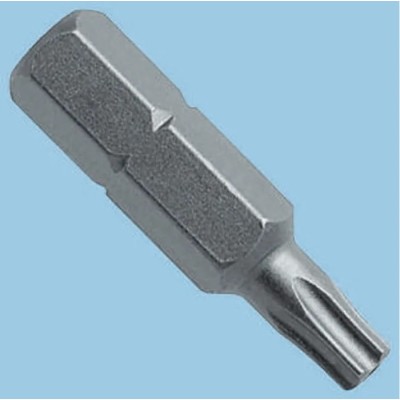 Cooper Tools Screwdriver Bit, Hex Drive, 6.35 mm Tip, T25 Size, 25 mm Overall Length 440-TX-25-H