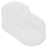 Eaton Clear Sealing Push Button Cap for M22(S)-DDL Series, Round, 22.5mm Diameter 216396 M22-T-DD