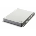 Durable Grey A4 File Divider 20 Tabs A-Z Preprinted Polypropylene 297 x 215/230 mm 6510-10