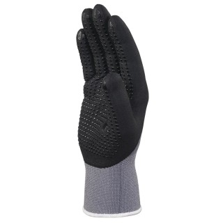 Delta Plus Grey Polyamide Spandex Work Gloves, Size 9, Aqua Polymer Coating VE729