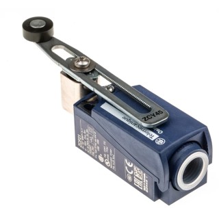 Telemecanique Sensors XCKP Series Roller Lever Limit Switch, 1 NO/1 NC, IP67, IP66, Plastic Housing, 240V AC, 3A XCKP2145P16