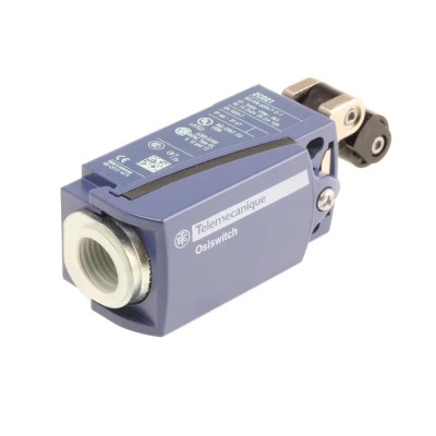 Telemecanique Sensors OsiSense XC Series Roller Plunger Limit Switch, 1 NO/1 NC, IP66 IP67, Zinc Alloy Housing XCKD2121P16