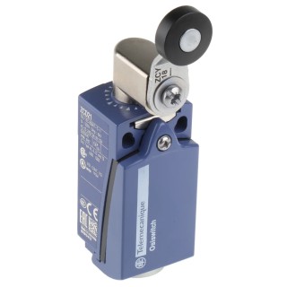 Telemecanique Sensors Roller Lever Limit Switch 1 NO/1 NC 240V AC 3A IP66 IP67 Zamak Housing XCKD2118P16