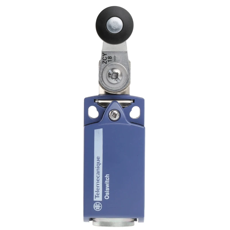 Telemecanique Sensors Roller Lever Limit Switch 1 NO/1 NC 240V AC 3A IP66 IP67 Zamak Housing XCKD2118P16