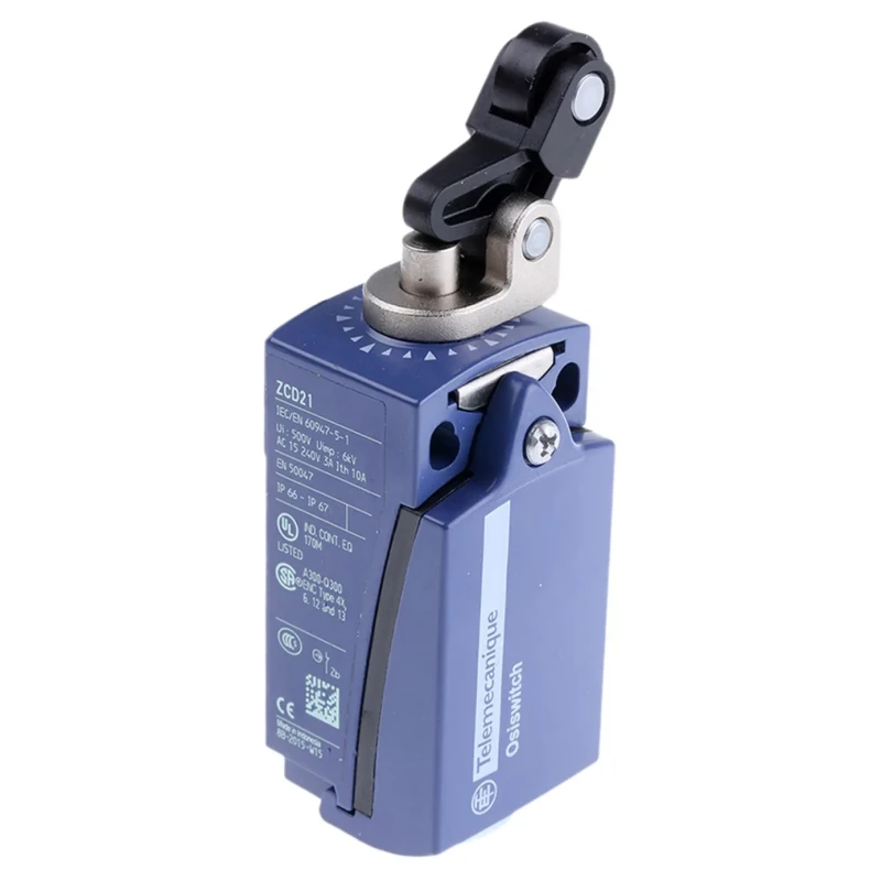 Telemecanique Sensors OsiSense XC Series Roller Plunger Limit Switch 1 NO/1 NC Zinc Alloy Housing 240V XCKD2127P16