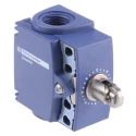 Telemecanique Sensors OsiSense XC Series Roller Plunger Limit Switch, 1 NO/1 NC, IP66 IP67, Plastic Housing XCKT2102P16