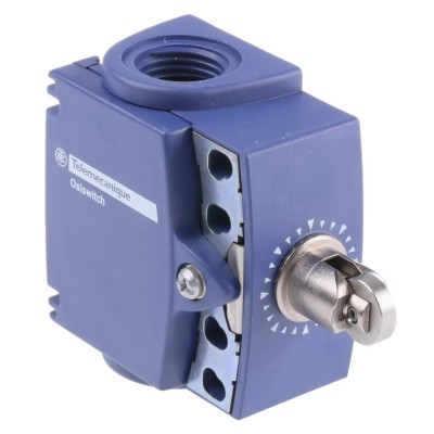 Telemecanique Sensors OsiSense XC Series Roller Plunger Limit Switch, 1 NO/1 NC, IP66 IP67, Plastic Housing XCKT2102P16