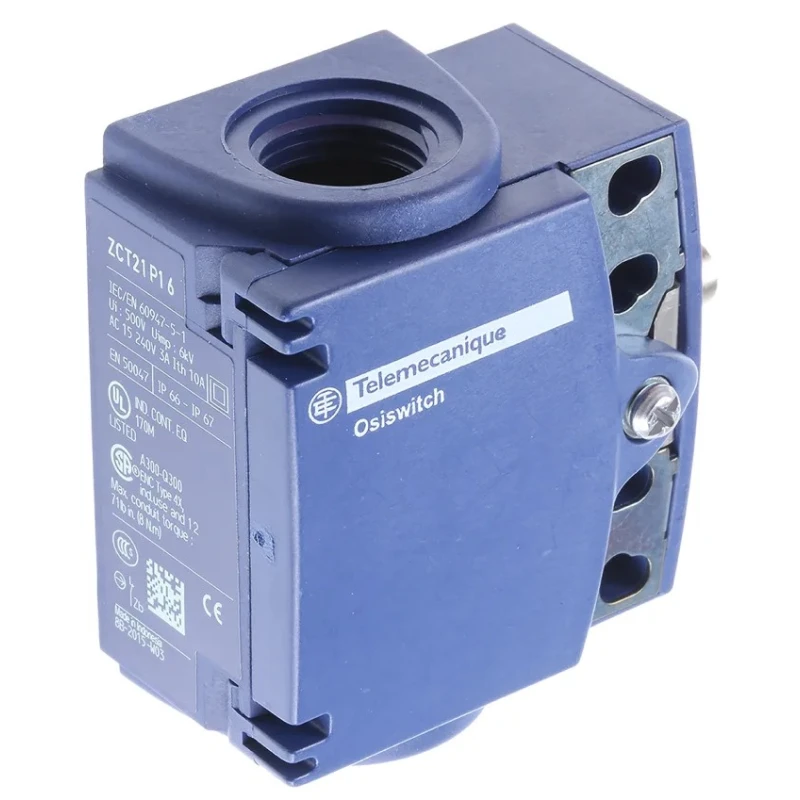 Telemecanique Sensors OsiSense XC Series Plunger Limit Switch, 1 NO/1 NC, IP66/IP67, Plastic Housing, 240V AC, 3A XCKT2110P16