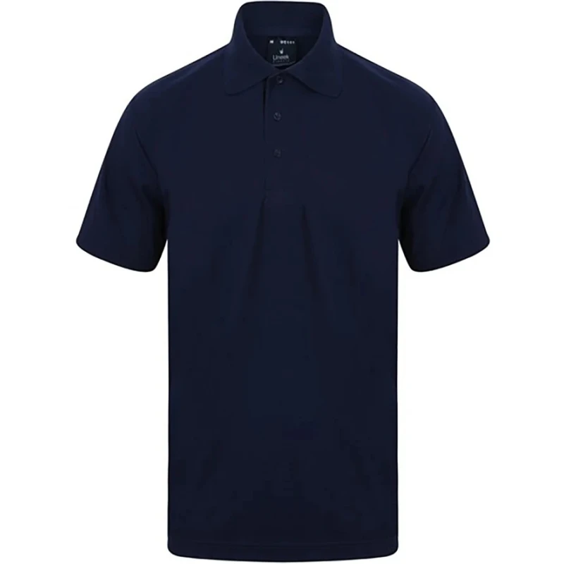 RS PRO Classic Navy Cotton, Polyester Polo Shirt Size L 137-0080