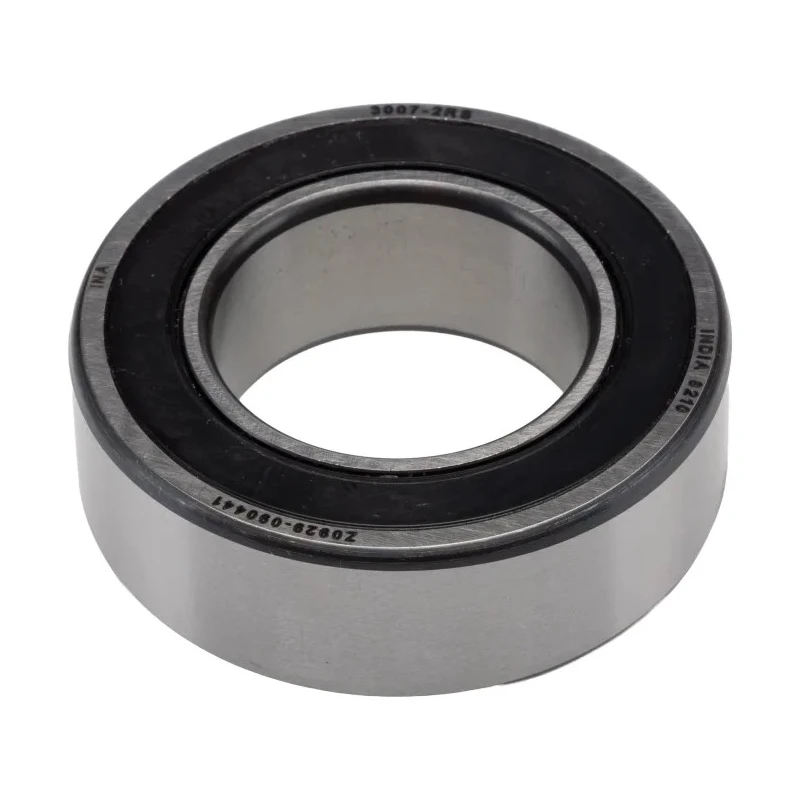 INA Double Row Angular Contact Ball Bearing 35 mm ID, 62 mm OD, 20 mm Race Width 3007-2RS