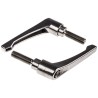 RS PRO Stainless Steel Clamping Lever M12 Thread x 40 mm Insert Length, Polished Handle, 92 mm Total Length 144-3620