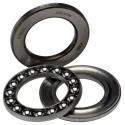 FAG Axial Deep Groove Ball Bearing, 25 mm ID, 42 mm OD, 11 mm Width, Steel Cage & Ball, Sealed End, Single Row, Model 51105