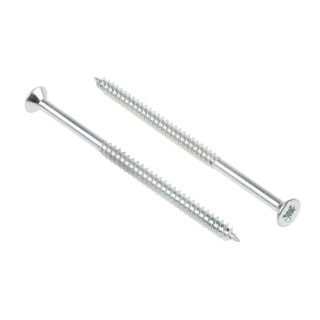 RS PRO Pozidriv Countersunk Steel Wood Screw, 8 Thread, 3 inch Length 144-3502