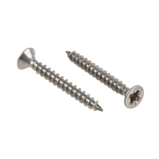 RS PRO Pozidriv Countersunk Stainless Steel Wood Screw, Metric Thread, 30 mm Length 144-3509