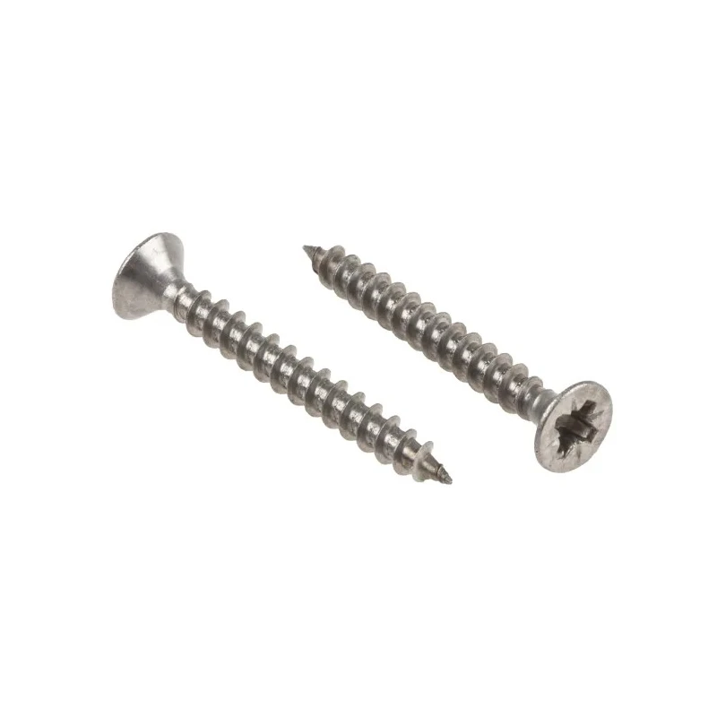 RS PRO Pozidriv Countersunk Stainless Steel Wood Screw, Metric Thread, 30 mm Length 144-3509