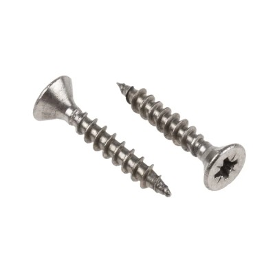 RS PRO Pozidriv Countersunk Stainless Steel Wood Screw 5 mm Thread 30 mm Length 144-3511