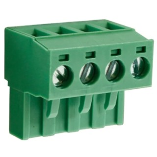 RS PRO Pluggable Terminal Block 4-Contact 5.08 mm Pitch 1 Row 450V 15A Nylon Housing 144-4058