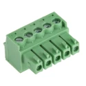 RS PRO Pluggable Terminal Block 5-Contact 3.5 mm Pitch 1 Row, Polyamide 66 Housing, 10A Current 144-4066