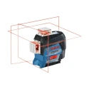 Bosch 650 nm Red Line Laser Level with 3 Lasers, 360° Beam Coverage, IP54 Waterproof, Self-Levelling, 30 m Range 0601063R00