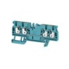 Weidmüller A Series DIN Rail Terminal Block Blue, 2.5mm², 1-Level, Push-in, 24A, 800V 1521700000