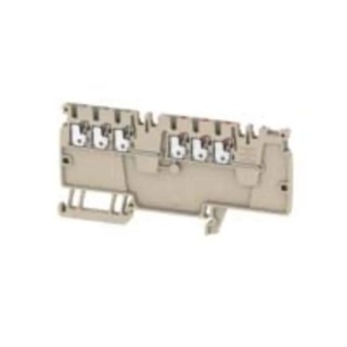 Weidmüller A Series DIN Rail Terminal Block Beige, 1.5mm² Cable CSA, 1-Level, Push-in Termination, 250V, 17.5A 1988280000