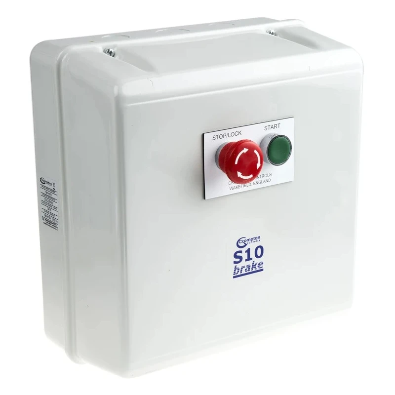 Crompton Controls 3 Phase Brake Module, 7.5 kW, 415V AC, IP55, DOL Starter Included 3DC2EMS